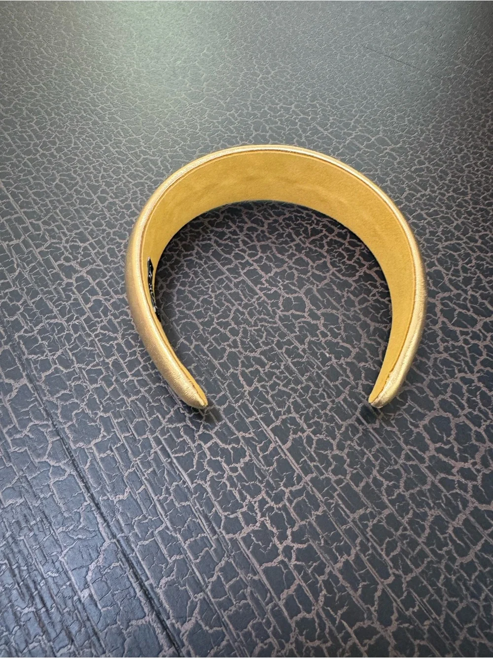 J. Crew Gold Padded Headband